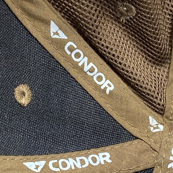 Condor Tactical Hook and Loop Fitted Baseball Hat Tan Brown Large XLarge - Picture 10 of 11